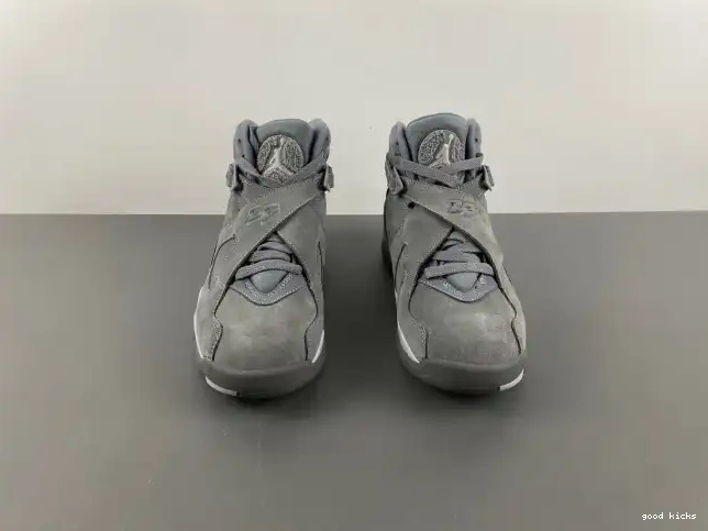 Rep 305381-014 Grey Retro Jordan 8 Cool 0608